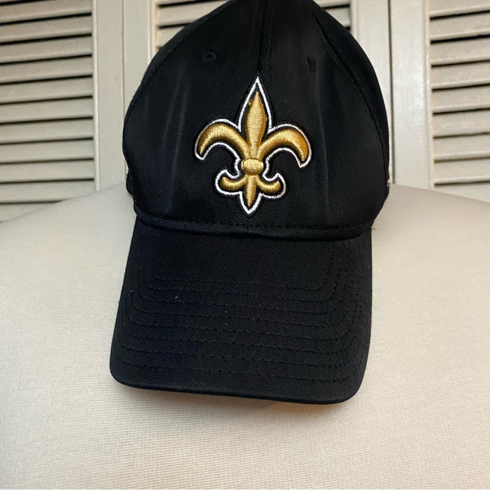 NFL Equipment Baseball Cap Size L/XL New Orleans Saints On Field Reebok Stretch